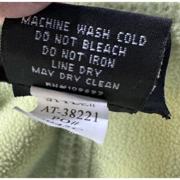 Athleta Womens Sz S Purple Blue Yellow Swirl Zip Hooded Fleece Lined Jacket - Picture 6 of 15